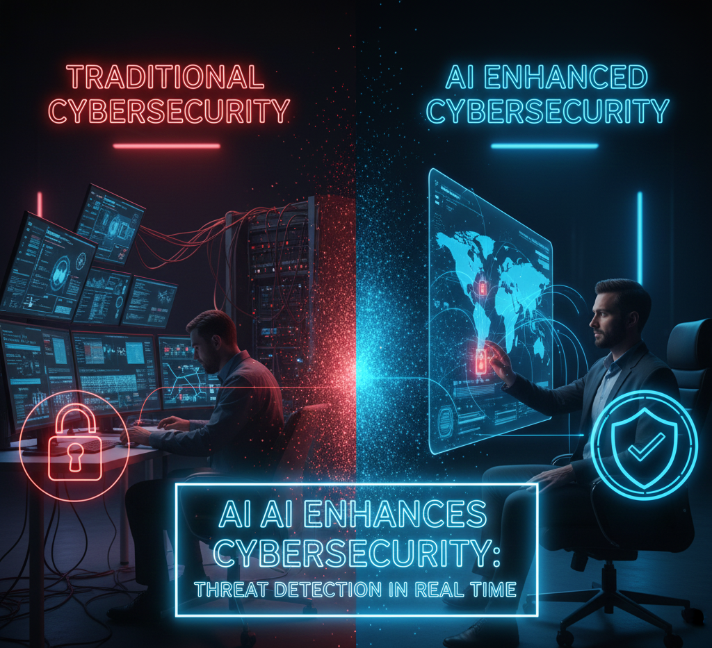 How AI Enhances Cybersecurity: Threat Detection in Real Time