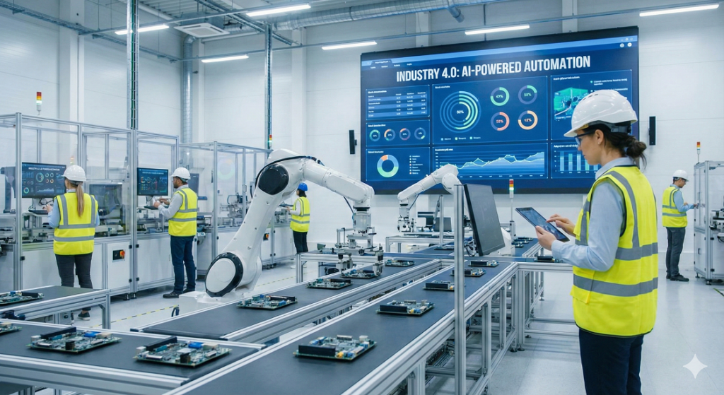 Industry 4.0: AI-Powered Automation in Manufacturing