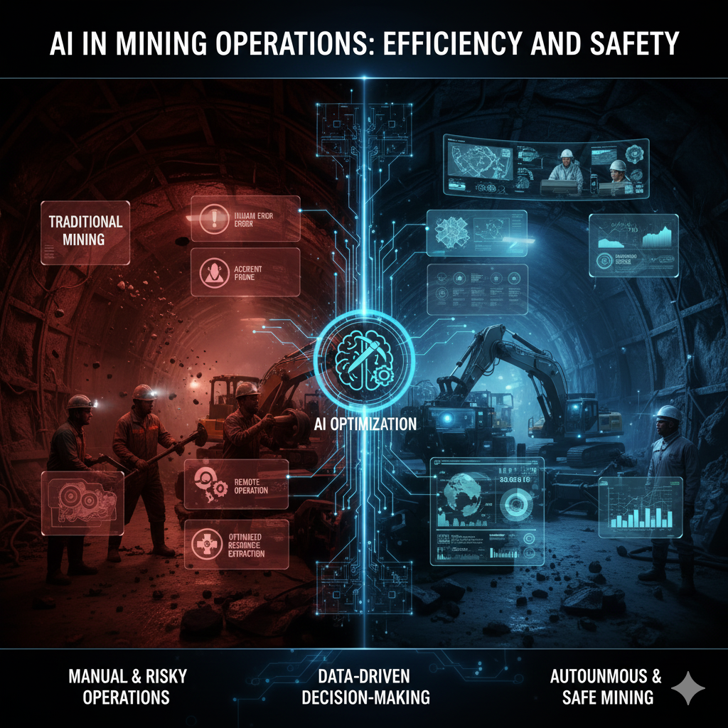 AI in Mining Operations: Efficiency and Safety