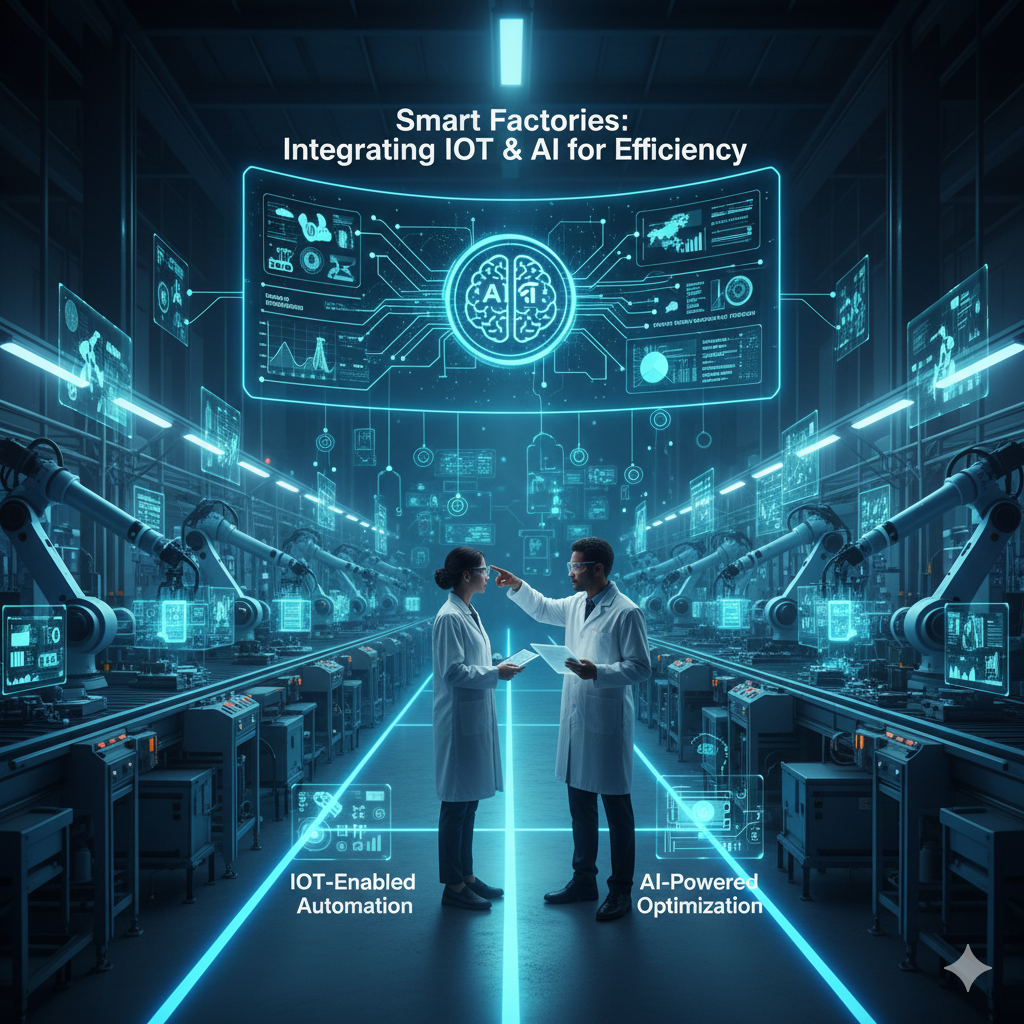 Smart Factories: Integrating IoT and AI for Efficiency