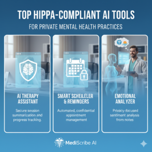Top HIPAA-Compliant AI Tools for Private Mental Health Practices
