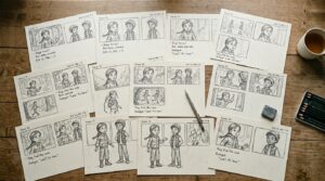 How to Use Image AI to Generate Consistent Character Angles for Presentation Storyboards