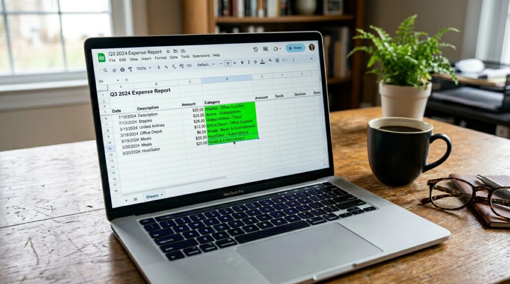 Automating Expense Categorization in Google Sheets Using Free OpenAI API Scripts